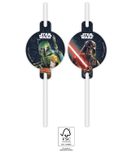 Star Wars Galaxy - Paper Drinking Straws 22 cm. FSC. - 93959