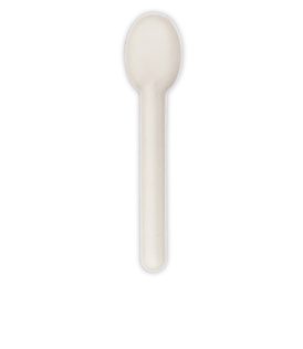 Decorata Sugarcane tableware set - White Sugarcane Spoons - 93960