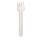 Decorata Sugarcane tableware set - White Sugarcane Forks - 93961