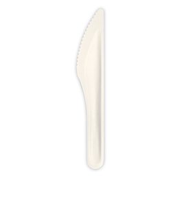 Decorata Sugarcane tableware set - White Sugarcane Knives - 93962