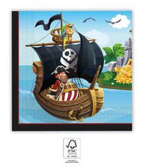 Decorata Island Pirates - Two-Ply Paper Napkins 33x33 cm. FSC. - 93967