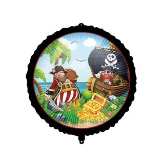 Decorata Island Pirates - Round Foil Balloon 46 cm. - 94155