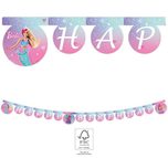 Barbie Fantasy - "Happy Birthday" Die-Cut Banner FSC - 95712