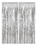 Streamers - Curtains - Bubbles - Silver Curtains 1x2 m. - 94601