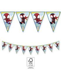 Marvel's Spidey and his amazing friends - Paper Triangle Flag Banner (9 flags) FSC - 94880