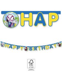 Marvel's Spidey and his amazing friends - "Happy Birthday" Paper Letter Banner 2 m. FSC - 94881