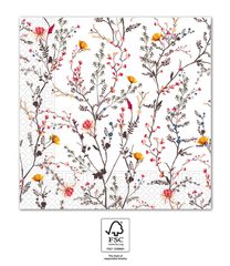Napkin Designs - FSC 3-Ply Paper Napkins 33x33cm Modern Branches - 95193