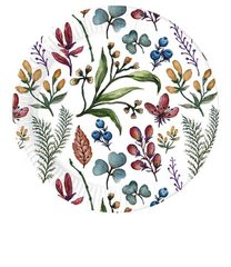 Seasonal Patterns - Paper Plates Next Generation Large 23cm - 95201