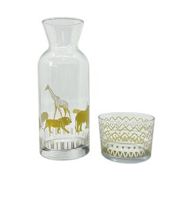 Glass Carafe Sets - Safari Set Carafe 700cc & Glass - 95230