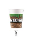 Minecraft Party - FSC Paper Cups 200 ml - 95442