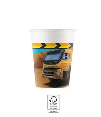 Decorata Construction - Paper Cups 200 ml. FSC - 95469