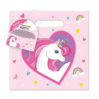 Decorata Unicorn Rainbow Colors - Reusable Party Bags - 95544