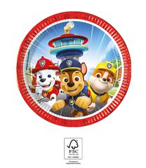 Paw Patrol Rescue Heroes - FSC Paper Plates Next Generation Medium 20cm - 95596