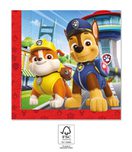 Paw Patrol Rescue Heroes - FSC Two-Ply Paper Napkins 33x33cm - 95599