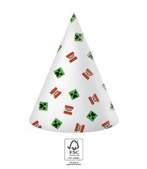 Minecraft Party - FSC Paper Hats - 95660
