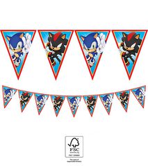 Sonic Speed - FSC Paper Triangle Flag Banner (9 flags) - 95667