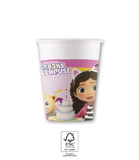 Gabby's Dollhouse - FSC Paper Cups 200 ml - 95756