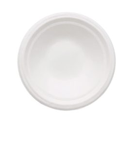 Decorata Sugarcane tableware set - White Sugarcane Bowls 16 cm - 95917