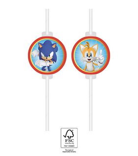 Sonic Party - FSC Paper Drinking Straws - 95921