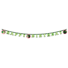 - FSC "Happy Birthday" Die-Cut Paper Banner - 98291