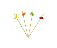 Wooden Products - Decorated Toothpicks "Fruits" - 82531