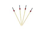 Wooden Products - Decorated Toothpicks "Red Ball" - 82533