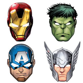 Avengers Infinity Stones - Die-Cut Paper Masks - 87976
