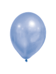 Latex Balloons - Metallic Pastel Balloons Blue - 90337