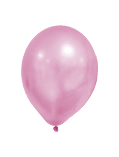 Latex Balloons - Metallic Pastel Balloons Pink - 90338