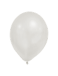 Latex Balloons - Metallic Pastel Balloons White - 90339