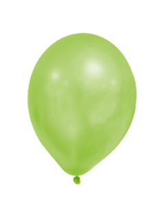 Latex Balloons - Metallic Pastel Balloons Green - 90340