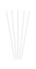 Decorata Drinking Straws - White Paper Drinking Straws 19,5x0,5 cm - 90343