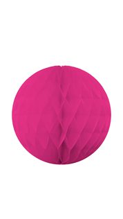 Decorata Garlands - Fuchsia Honeycomb Hanging Decoration 15 cm - 90681