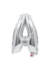 Letter Foil Balloons - Silver Foil Balloon Letter A - 91250