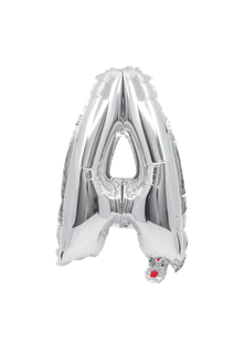 Letter Foil Balloons - Silver Foil Balloon Letter A - 91250