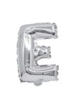 Letter Foil Balloons - Silver Foil Balloon Letter E - 91254