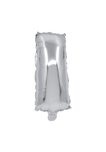 Letter Foil Balloons - Silver Foil Balloon Letter I - 91258