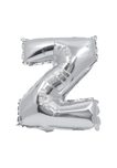 Letter Foil Balloons - Silver Foil Balloon Letter Z - 91275