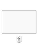 Decorata Solid Color - FSC White Paper Tablecover 120X180cm - 92112