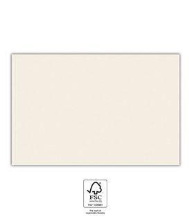 Decorata Solid Color - FSC Cream Paper Tablecover 120X180cm. - 92113