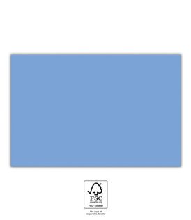 Decorata Solid Color - FSC Blue Paper Tablecover 120X180cm. - 92114