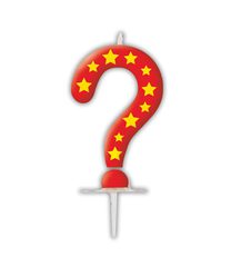 Decorata Numeral Candles - Stars Numeral Candles No. ? - 92629