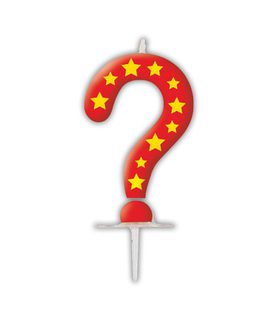 Decorata Numeral Candles - Stars Numeral Candles No. ? - 92629