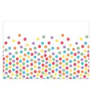 Decorata Multiwater Color Dots - Plastic Tablecover 120x180 cm. - 93042