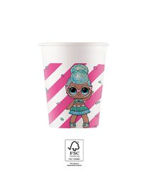 LOL Glitterati - Paper Cups 200 ml FSC. - 93469