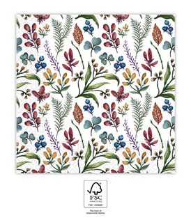 Seasonal Patterns - FSC 3-Ply Paper Napkins 33x33cm - 95204