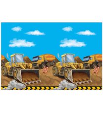 Decorata Construction - Plastic Tablecover 120x180 cm. - 95471