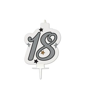 Decorata Milestone - Birthday Candle "18" - 95627