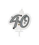 Decorata Milestone - Birthday Candle "40" - 95631