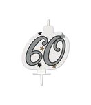 Decorata Milestone - Birthday Candle "60" - 95633